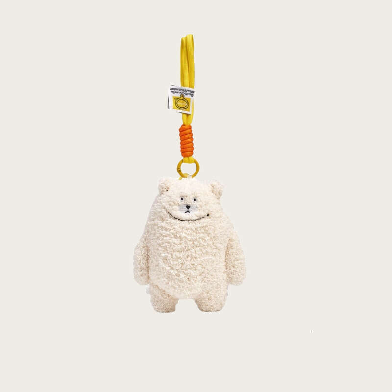 Internet Celebrity Bear Bag Pendant Cute Plush Toy Backpack Decoration Car Keychain Small Doll