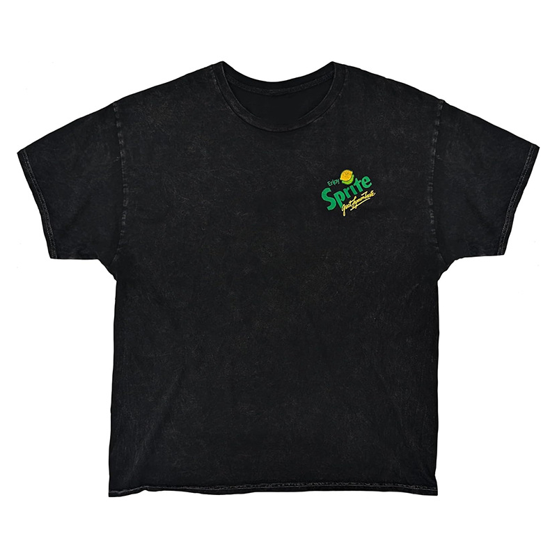 2026 Summer New Soda Drink Graphic T-Shirt Washed Vintage American Unisex Cotton Short Sleeve DTG Tee