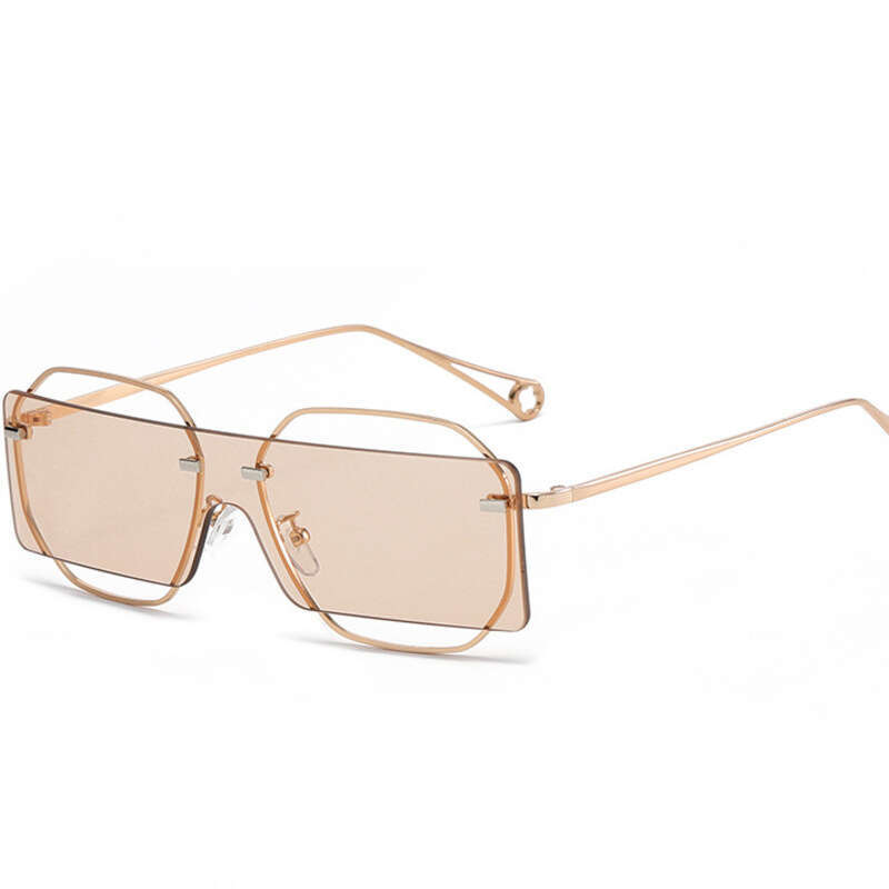 Designer Sunglasses square glasses for men women Fashion punk sunglasses Black Pink Bule shield lens gold metal frame Free Shipping
