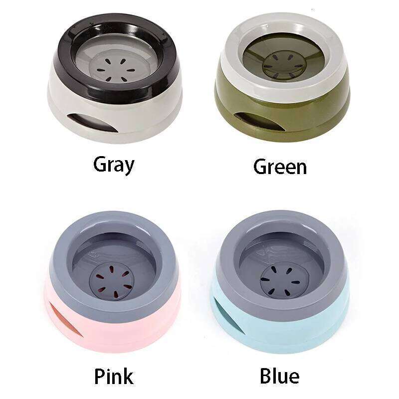 Can be Used on the Car Pet Bowls Floating Not Wetting Mouth Cat No Spill Drinking Water Plastic Portable Dog Bowl 26Y0312
