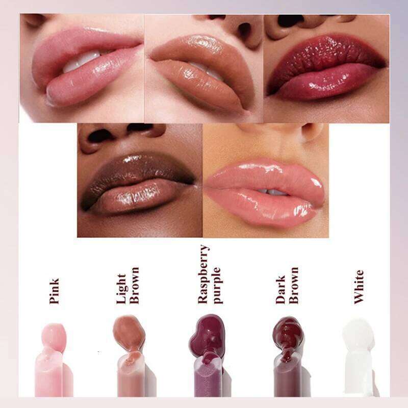 Summer must-have,OCHEAL Hydrating Glossy Lacquer - Mirror Finish Liquid Lip Gloss with Plumping and Moisturizing Effects, W260311