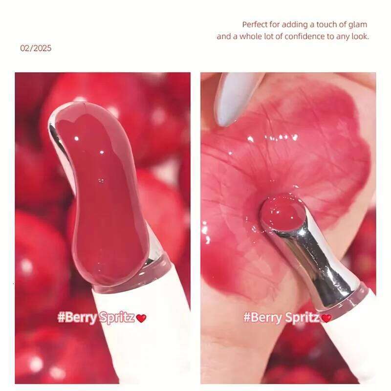 Watery glaze long-lasting no smudge nude lipstick moisturizing lip gloss for women does not fade W260311