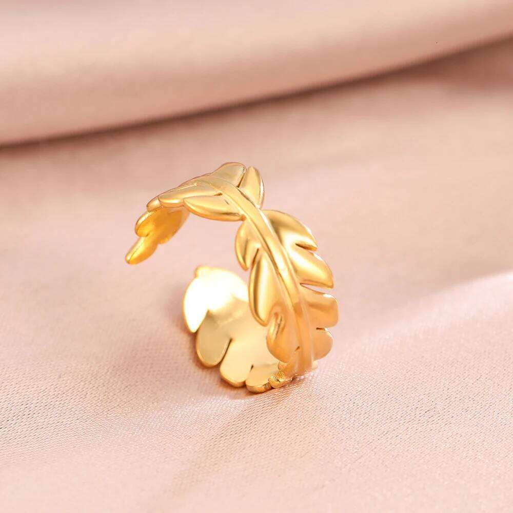 Stainless Steel Rings Bohemian Geometric Open Adjustable Wide Fashion Vintage Fine Ring For Women Jewelry Anniversary Gift H260312