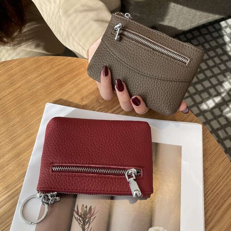 Luxury fashion wallet Women S Short Compact Thin Zipper Purse New Simple Design Coin And Key Storage