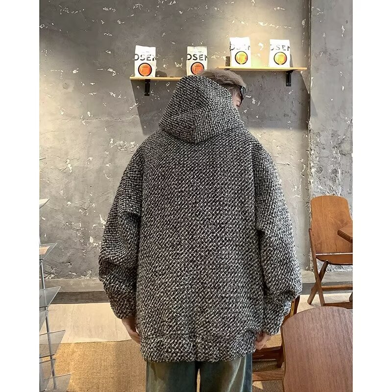 Spring Luxury Casual Heavy-weight Hooded Sweatshirt Designer Hoodie For Men New Trendy Retro Loose-fitting Warm Casual Top