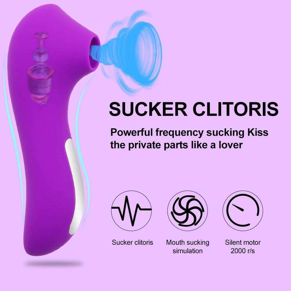 Powerful Sucking Vibrator for Women Sucker Clitoris Nipple Oral Vacuum Stimulator Vagina Female Masturbator Adults Sex Toys 18+ Z260312