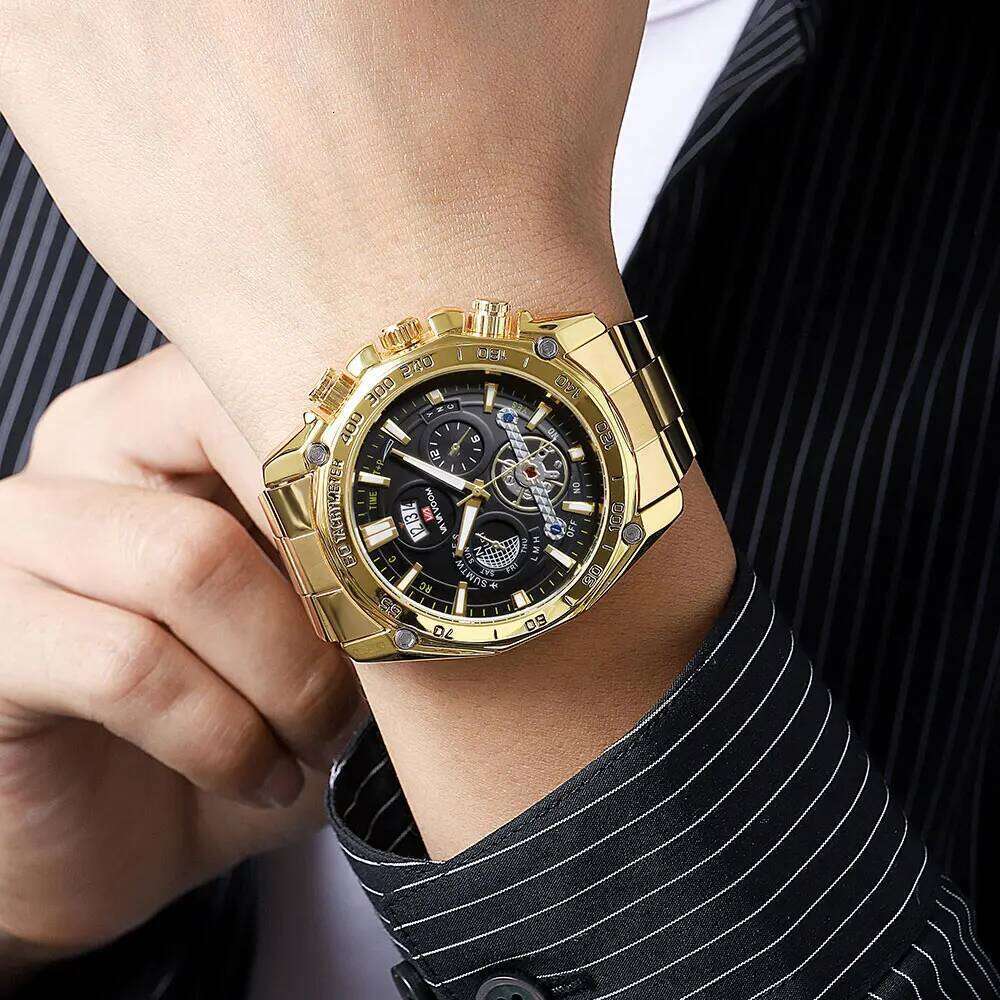 VA VOOM Brand Luxury Men Quartz Watch 2025 New Fashion Concept Decorative Dial Casual Military Sports Waterproof Wristwatches