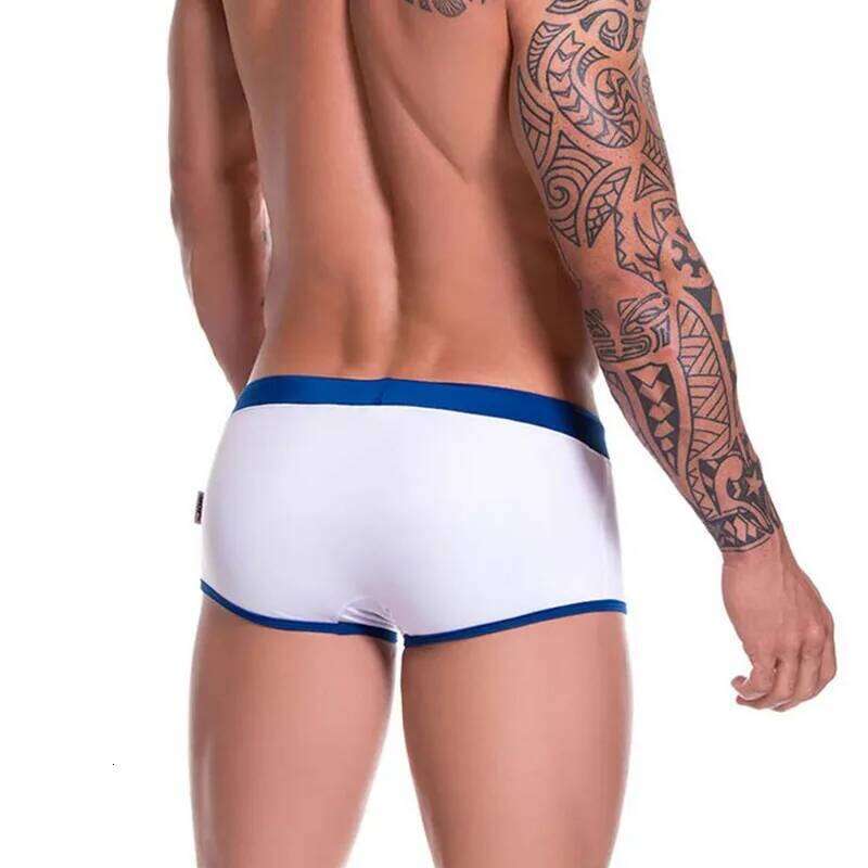 Trend Swimwear Men Sexy Low Waisted Swimming Trunks Gay Bikini Swimsuit Swim Briefs Bathing Suit Surf Beach Boardshorts Z260312