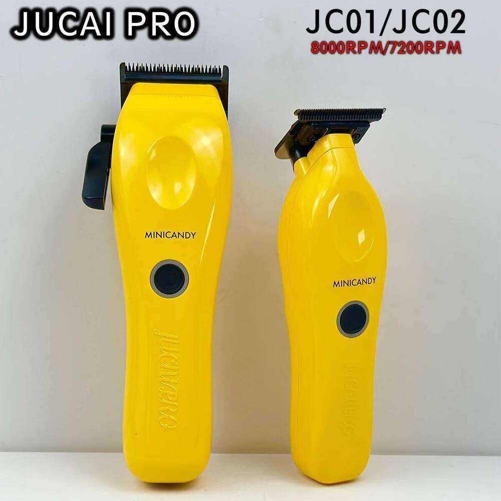 JUCAI PRO JC01 JC02 8000RPM Professional Hair Clipper DLC FADE Blade 7200RPM Salon Trimmer for Man Barber Shop 4500mAh Battery C260312