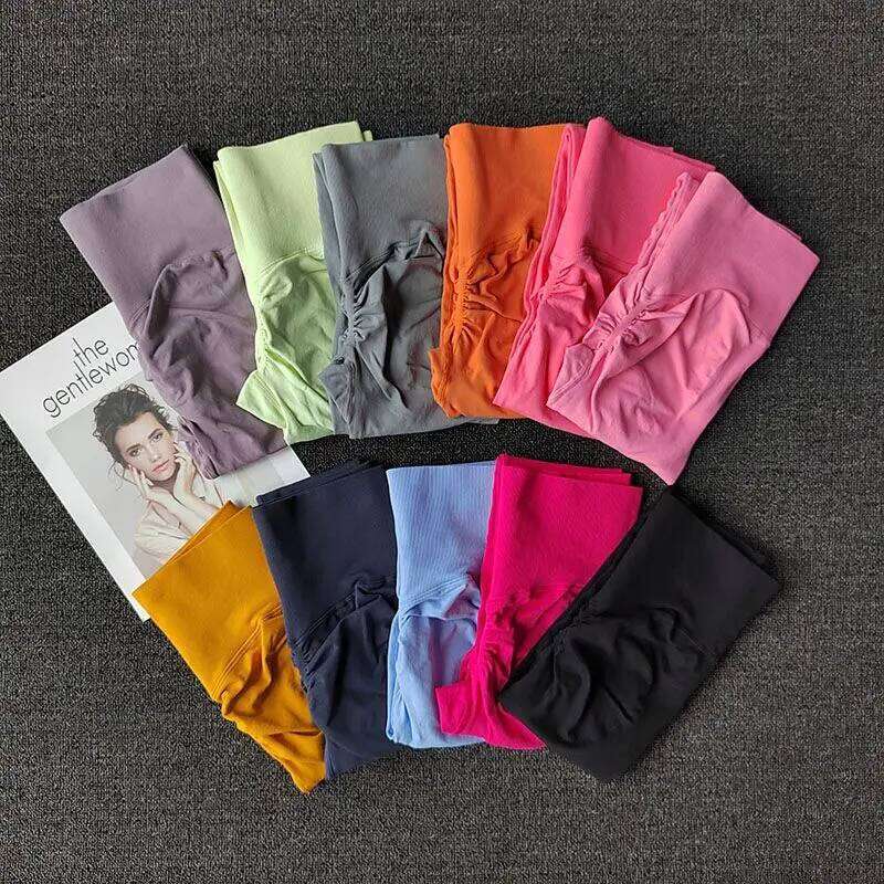 Seamless High Waist Leggings Sport See Through Yoga Gym Running Quick Dry Scrunch Butt Pants 26H0311