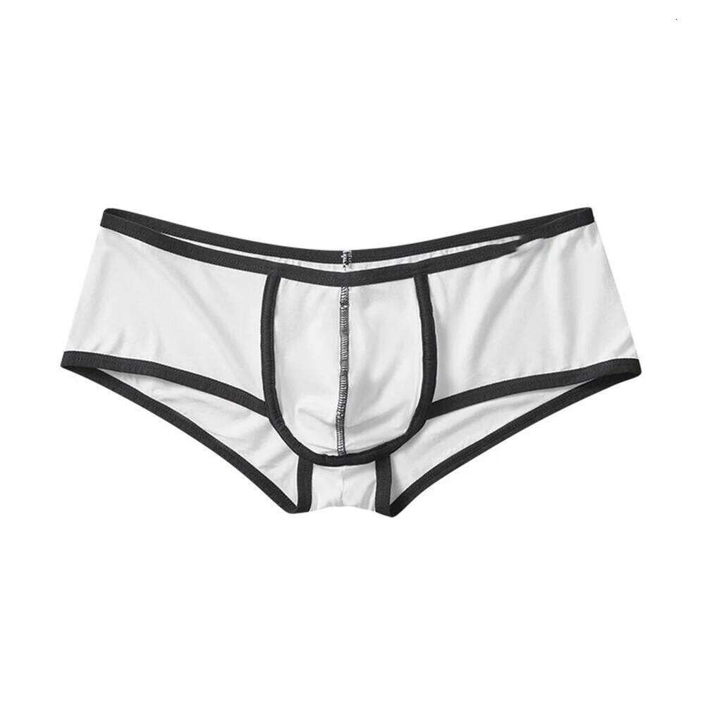 Mens Shorts Stretch Low Waist Underwear Thin Panties Seamlessshorts Soft Pouch Underpants Hombre Lingerie Z260312