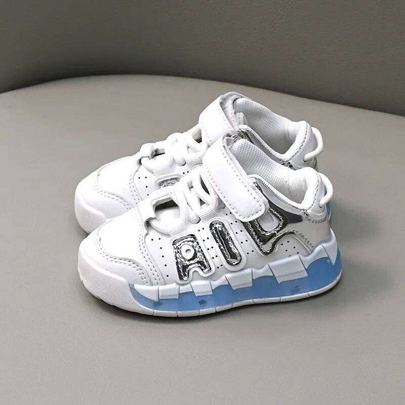 New Children Casual Fashion Sneakers for Boys Girls Baby Running Sports Shoes Lightweight Non-slip Kids Toddler Footwear H260312