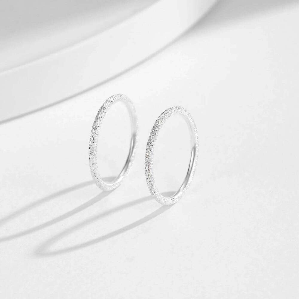 MODIAN 999 Pure Silver Trendy Sparkling Stackable Eternity Band Rings For Women Daily Vacation Chill Fine Jewelry Accessories H260312