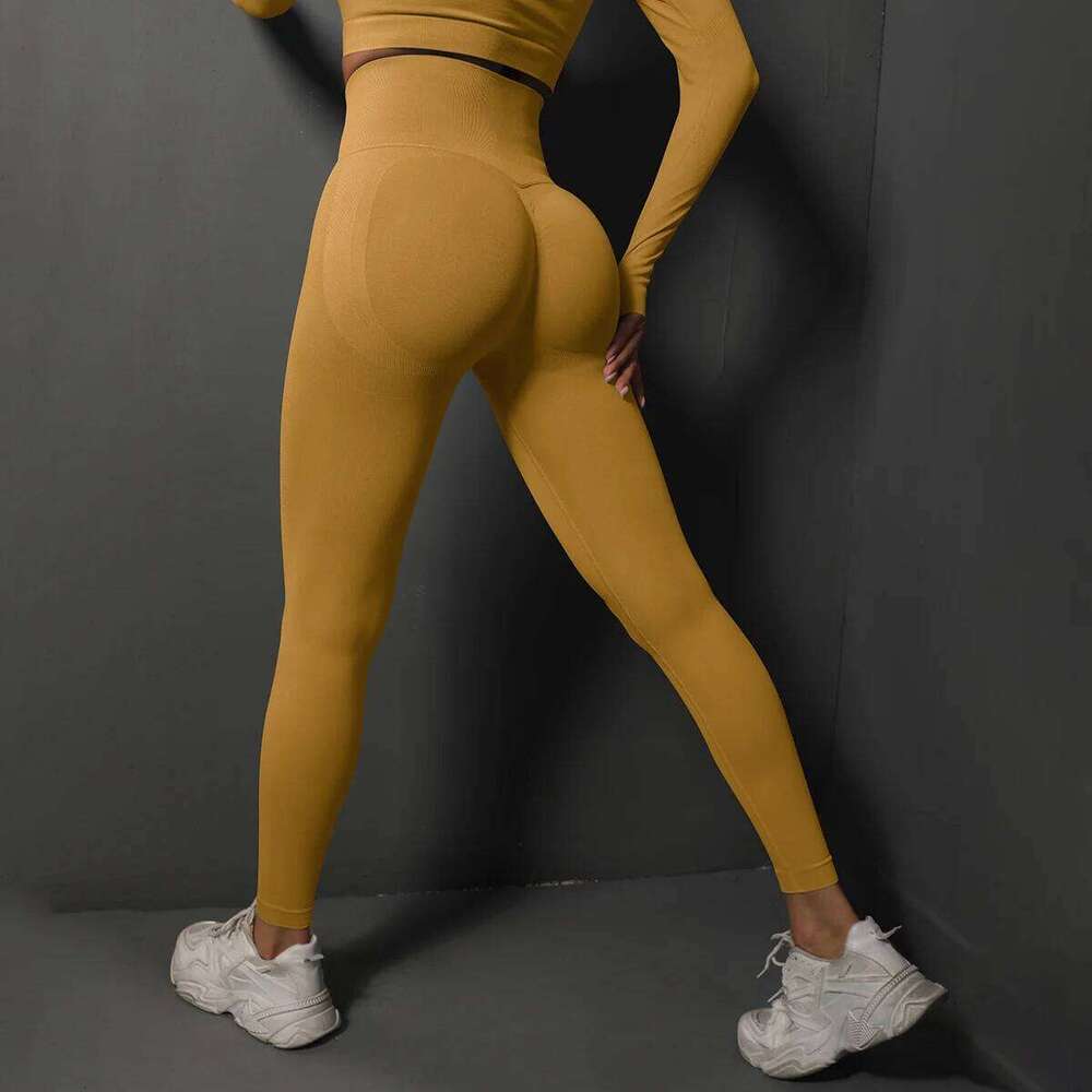 High Waist Women Seamless Push Up Sport Leggings Fitness Running Hip Lift Yoga Pants Highly Elastic Gym leggings 26H0311