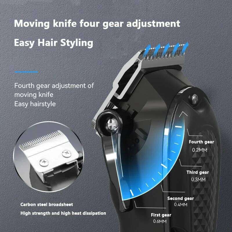 Kemei 1071 Clipper UBS Rechargeable Cordless Beard Trimmer For Men Powerful Electric Hair Cutting Machine C260312