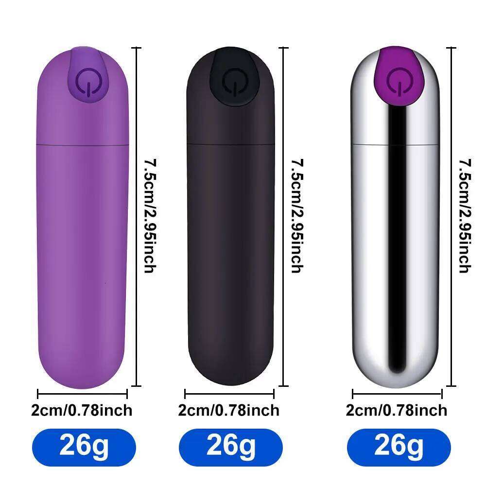 Powerful USB Charge Mini Bullet Vibrator Adult Sex Toys Women Clitoral Stimulator Vaginal G Spot Vibrators Erotic Masturbation Z260311