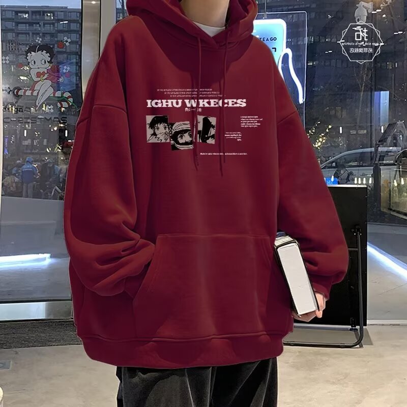 New Style Hooded Sweatshirt With Letter Print Unisex Casual Long Sleeve Designer Hoodie Jacket For Spring And Autumn