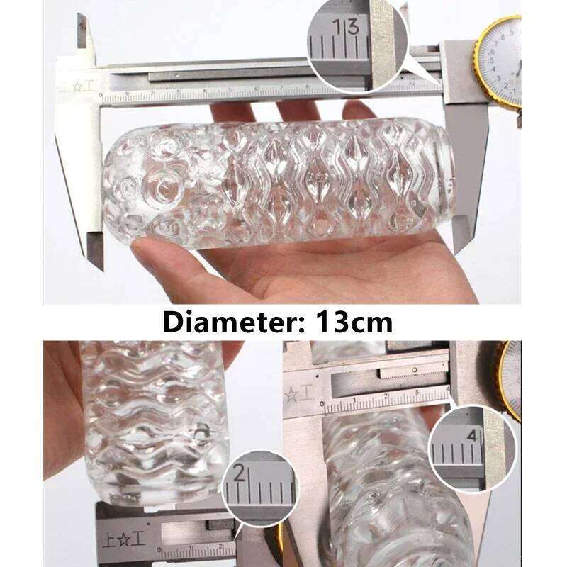 Male Masturbator Soft Pussy Sex Toys Transparent Vagina Adults Endurance Exercise Adult supplies Vacuum Pocket Cup for Men Z260311