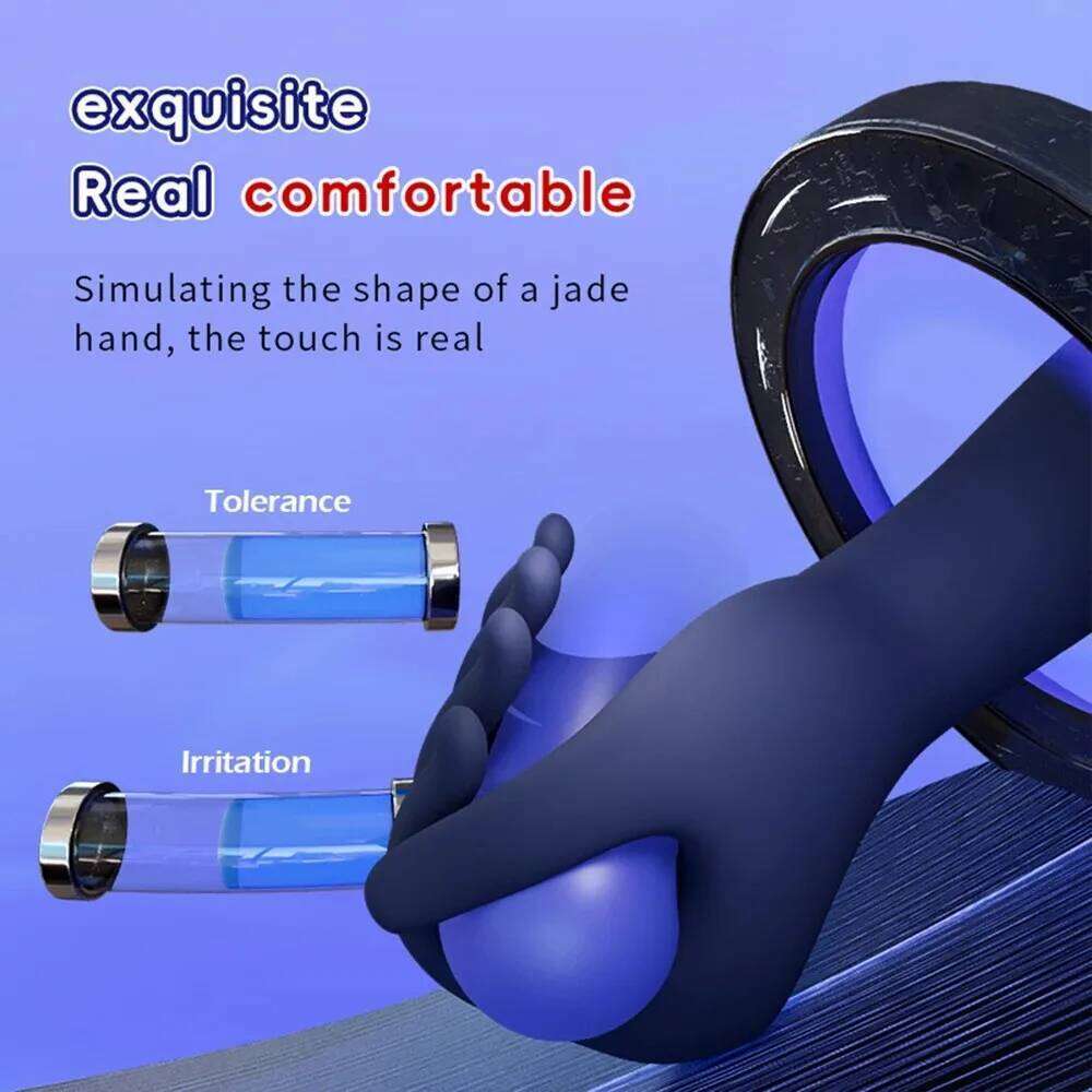 Male Electric Vibrator Simulation Hand Glans Penis Masturbation Training Device for Mens Endurance Delay Control Sex Toys Z260311