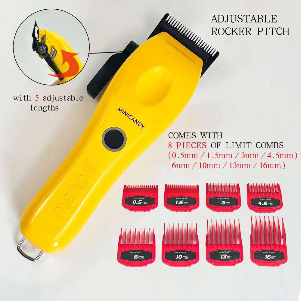 JUCAI PRO JC01 JC02 8000RPM Professional Hair Clipper DLC FADE Blade 7200RPM Salon Trimmer for Man Barber Shop 4500mAh Battery C260312