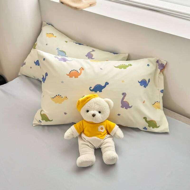Kids Dinosaur Bedding Sets For Girls Boys 2025 New Single Sheet Cartoon Duvet Cover Set Pillowcase Bed Linen No Filler H260312