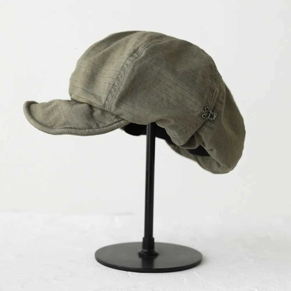 Casual Plus Size Newsboy Caps Cotton Dome Painters Hats Berets Hat H260312 - view 4