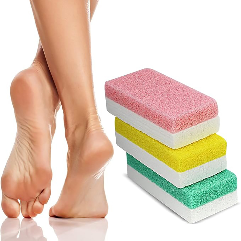 10Pieces Home Use Glass Foot Pumice Stone for Feet Hard Skin Callus Remover
