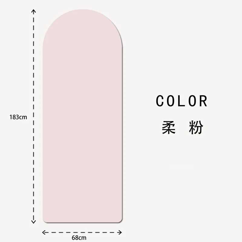 Semicircular pu natural rubber yoga mat non-slip grip fitness yoga studio can customize M260312