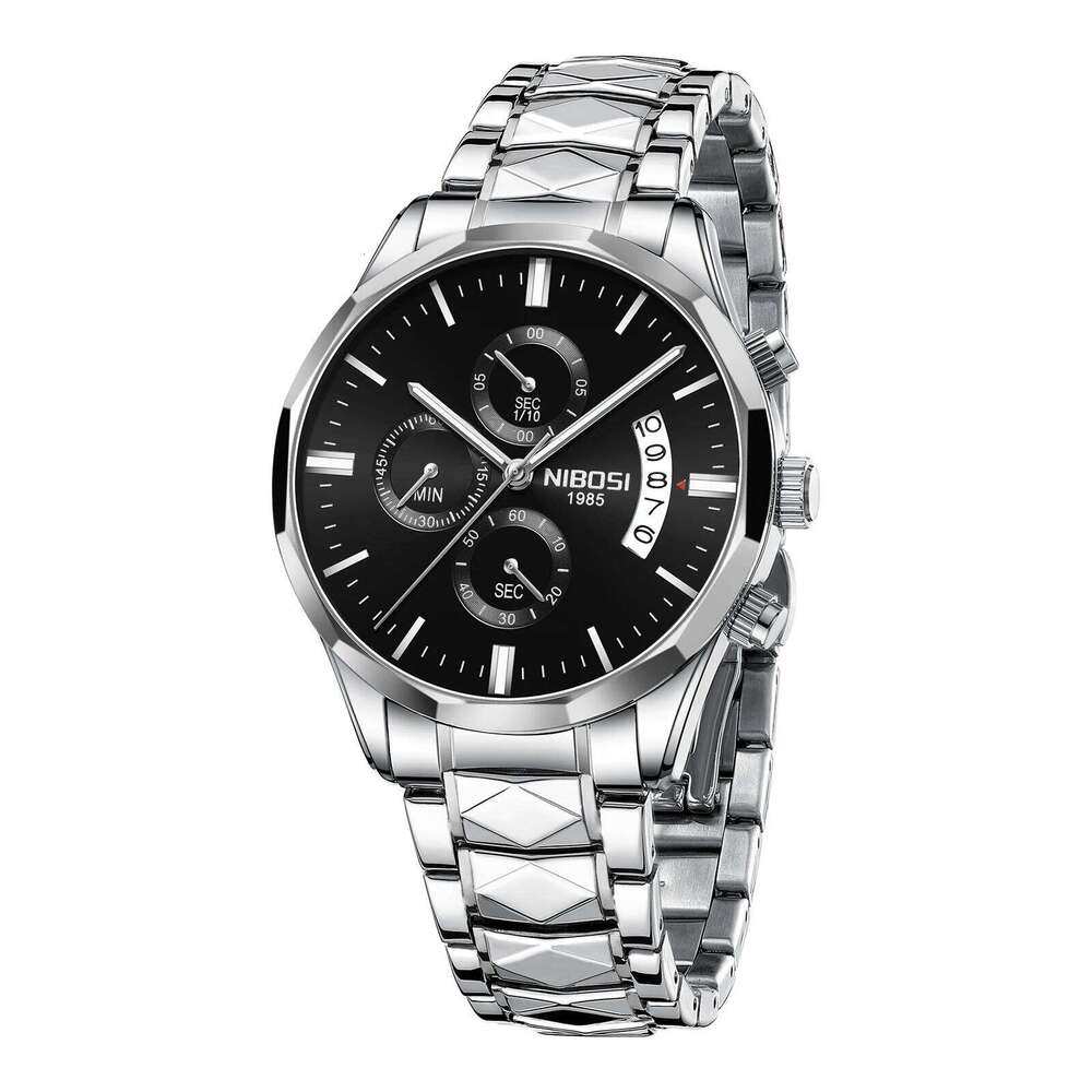 New NIBOSI Mens Watches Top Brand Luxury Fashion Watch Men Waterproof Luminous Chronograph Quartz Wristwatches Relogio Masculino