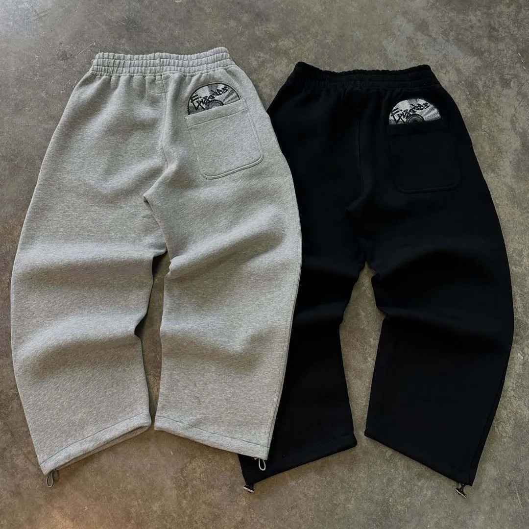 Fashionable Street Style Embroidered Sweatpants Autumn Winter Casual Pants Versatile Personality Couples Pan 260311