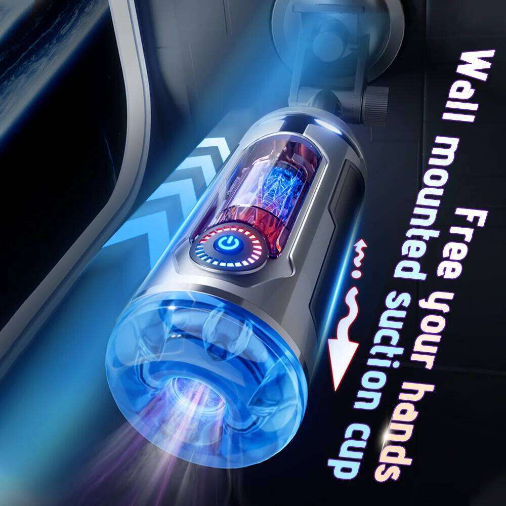 Sex Toys Male Cup with Suction Mount Heating Rod Vaginal Penetration Pocket Pussy Masturbator Toy Adults Goods Z260312