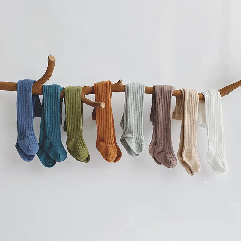 Children Tights Baby Girl Pantyhose Cotton Knitted Infant born Kids Stocking Toddler Casual Pants 260311