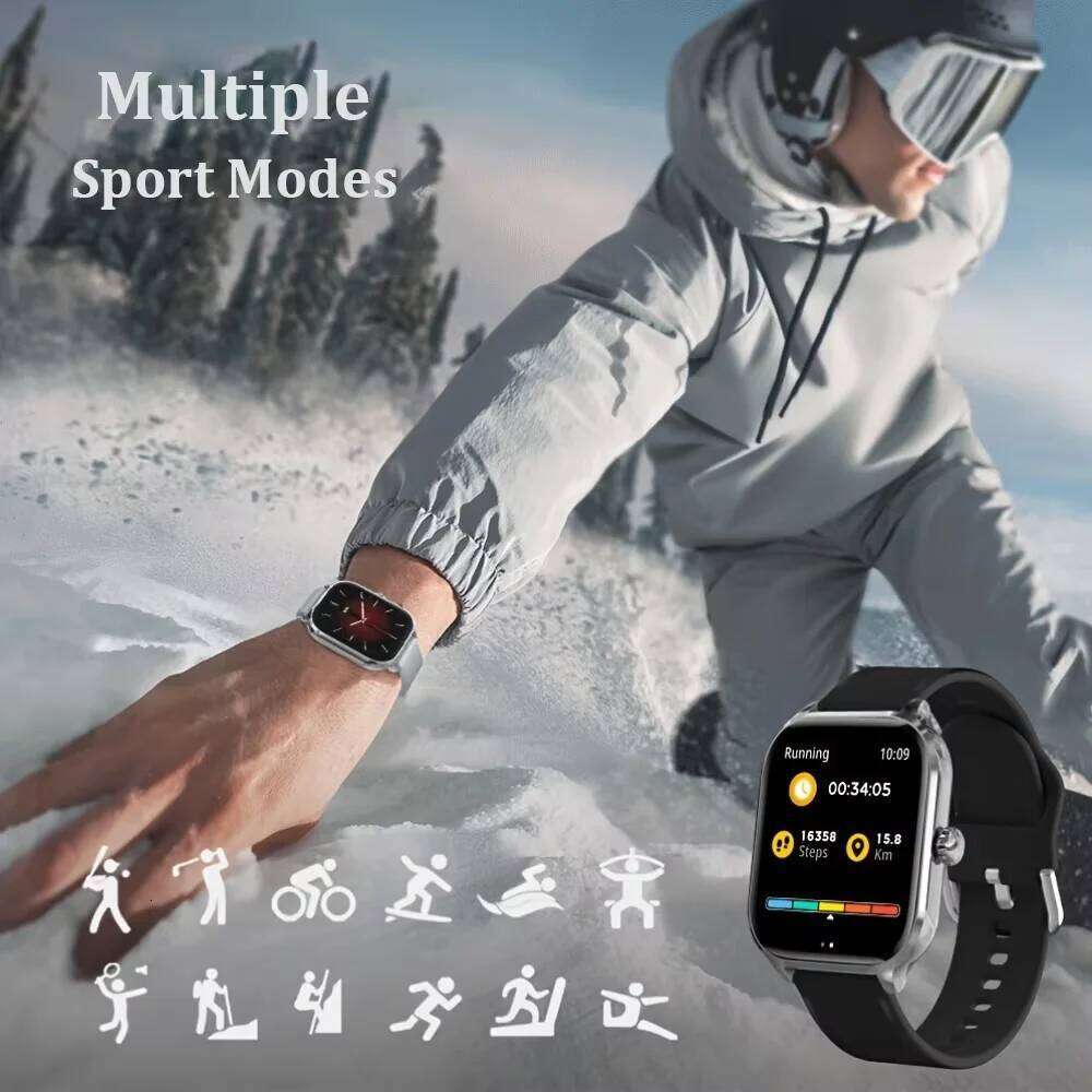 LAXASFIT Fashion Smart 2.01-inch HD Bluetooth Calling Custom Watch Faces Music Player Men and Women New 2025 smartwatch