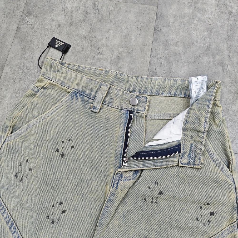Yao Fashion Dirty Style Clean Fit Loose Vintage Trousers Casual Oversize Wide Legs Streetwear Y2k Cargo Pants Long Pants For Men 260310