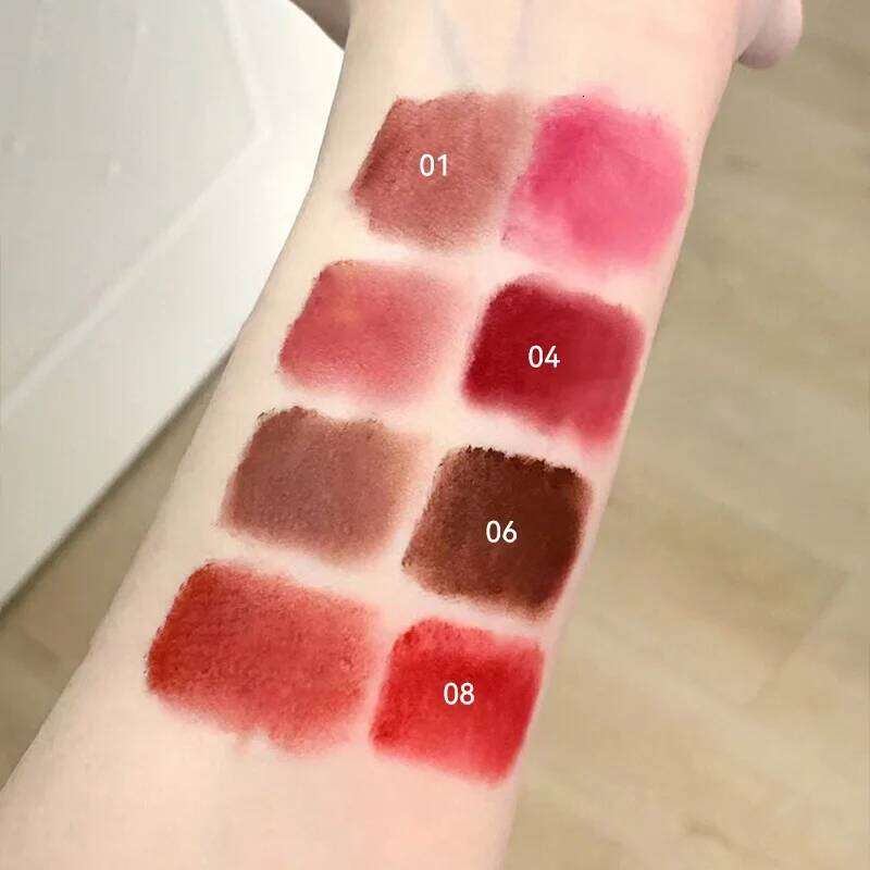 Long-lasting velvet matte balm- waterproof, gloss, using natural bare smooth, stain-resistant lip makeup W260311