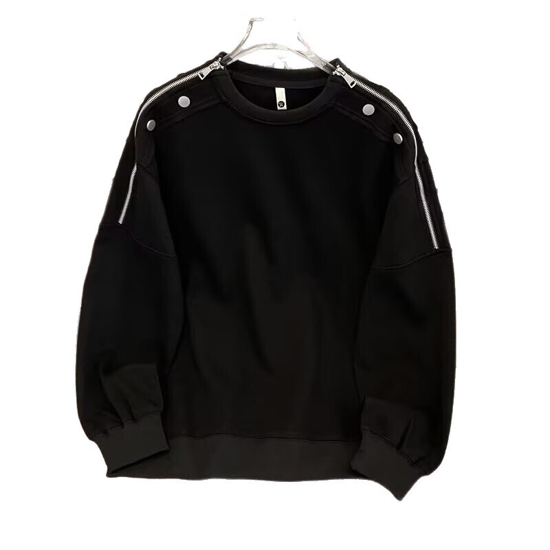 Designer Hoodie Niche Trendy Brand Men's Pullover Sweatshirt With A Cool And Casual Design For Spring And Autumn Featuring A Retro Feel With Zipp