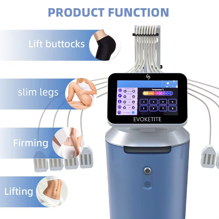 RF Thermal Machine with 8 Handles Body Evoke Fat Dissolving Weight Loss for the Face and Body Slimming Equipment