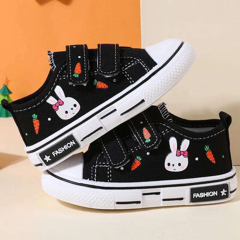 New Fashio Kid Boy Sneaker Shoe Spring Autumn Children Cartoon Canvas Sports Boys Girls Baby Board Shoes with Leisure H260312