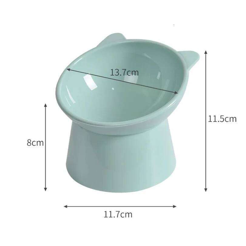 2022 Hot High Foot Dog 45Neck Protector Cat Food Water Feeding Cup Pet Feeder Bowl 26Y0312