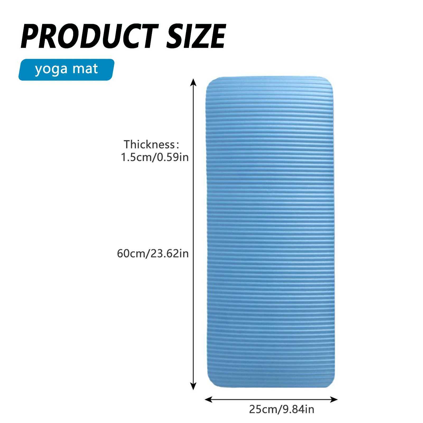 60x25x15cm Yoga Mat Plank Pilates Yoga Dancing Fitness Rehabilitation Training Nbr Floor Pad Portable Sports Equipments M260312