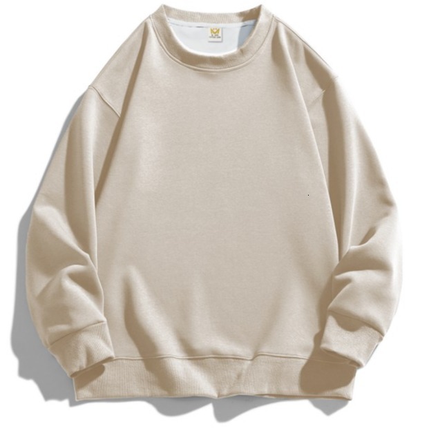 New Autumn Sweatshirts For Men And Women Retro Fashion Designer Hoodie Solid Color Round Neck Long-sleeve Tops Men's Youth Base Shirts