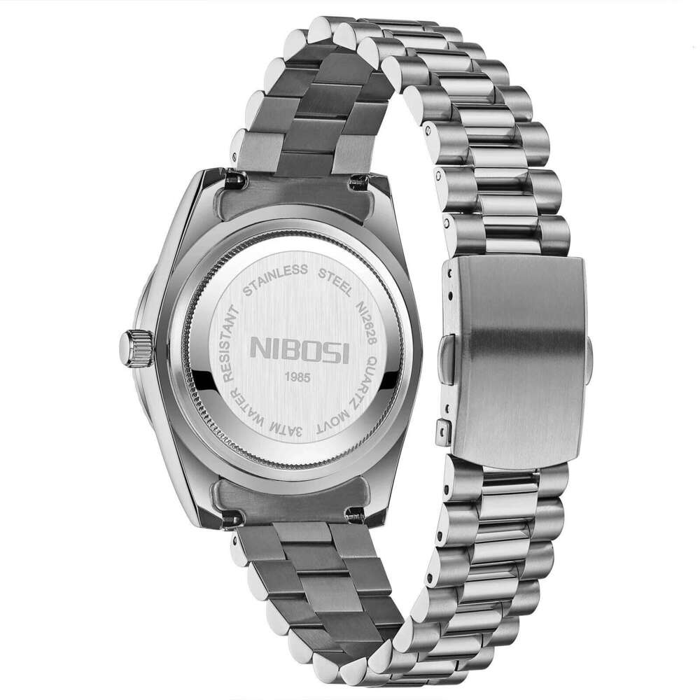 NIBOSI Fashion Business Sports Quartz Watch 30M Waterproof Luxury Classic Calendar Creative Clock Mens Wristwatch Reloj
