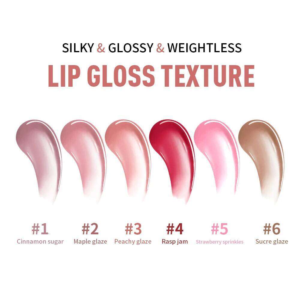 Lakerain Glaze Blaze Tinted Serum Long-Lasting Hydration Durable Color Smooth Surface Lip Repairing Lipstick Cosmetics W260311