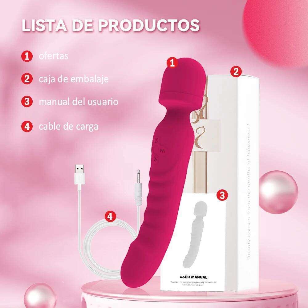 AV Magic Wand Vibrators Sex Toys for Women Clit Stimulator G Spot Massager Female Vagina Masturbator Erotic Adults Dildo Stick Z260312