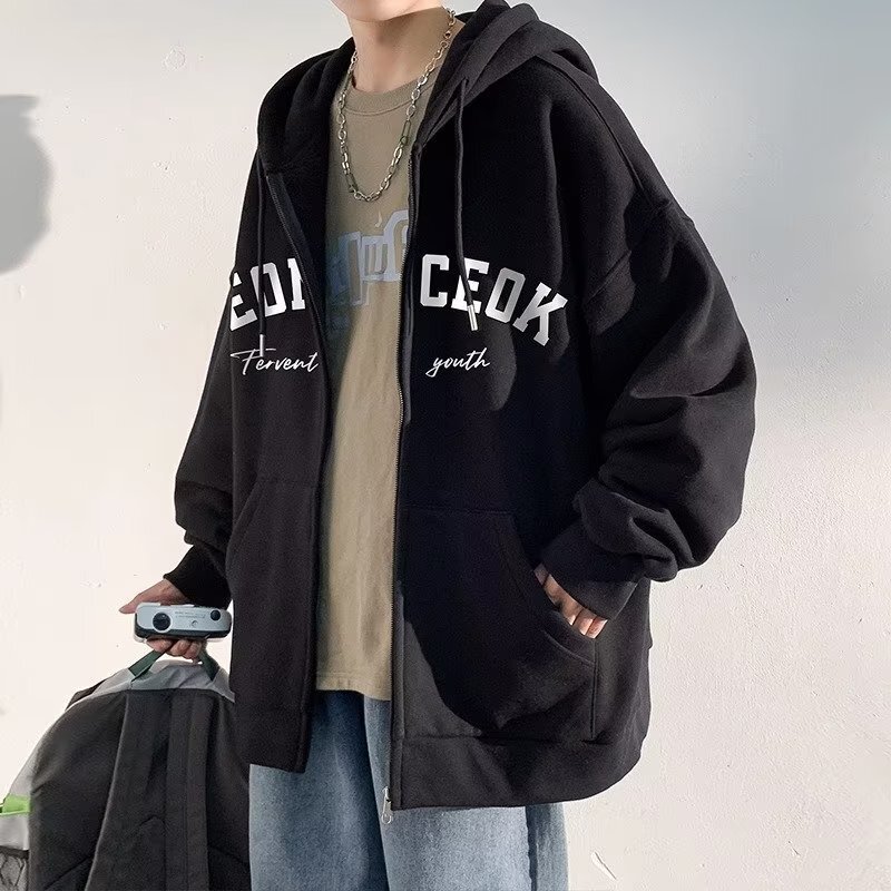 Style Trendy Brand Men's Jacket Spring Designer Hoodie Autumn New Sports Hooded Cardigan Sweatshirt Men's Clothing Jacket