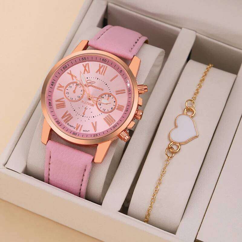 Watch For Women Fashion Casual Leather Belt Watches Simple Ladies Round Dial Quartz Wristwatches Dress Clock Reloj Mujer