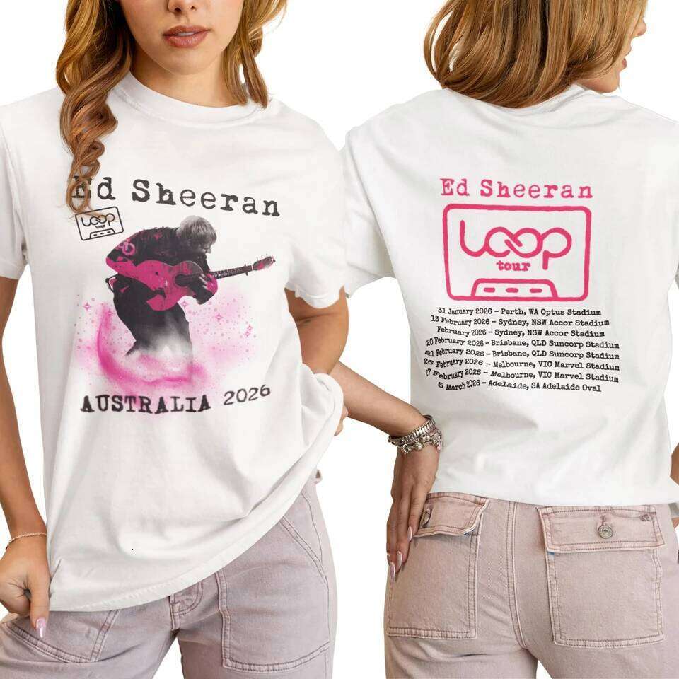 T-shirt Shirt Ed Sheeran Australian Loop Tour 2026 Merch Z260312