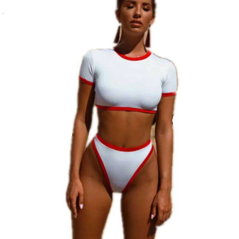 Women Summer Swimwear Bathing Suit Bikini + Top Beach Mesh See-Through T Shirt Set Women's Swimsuit Y260303