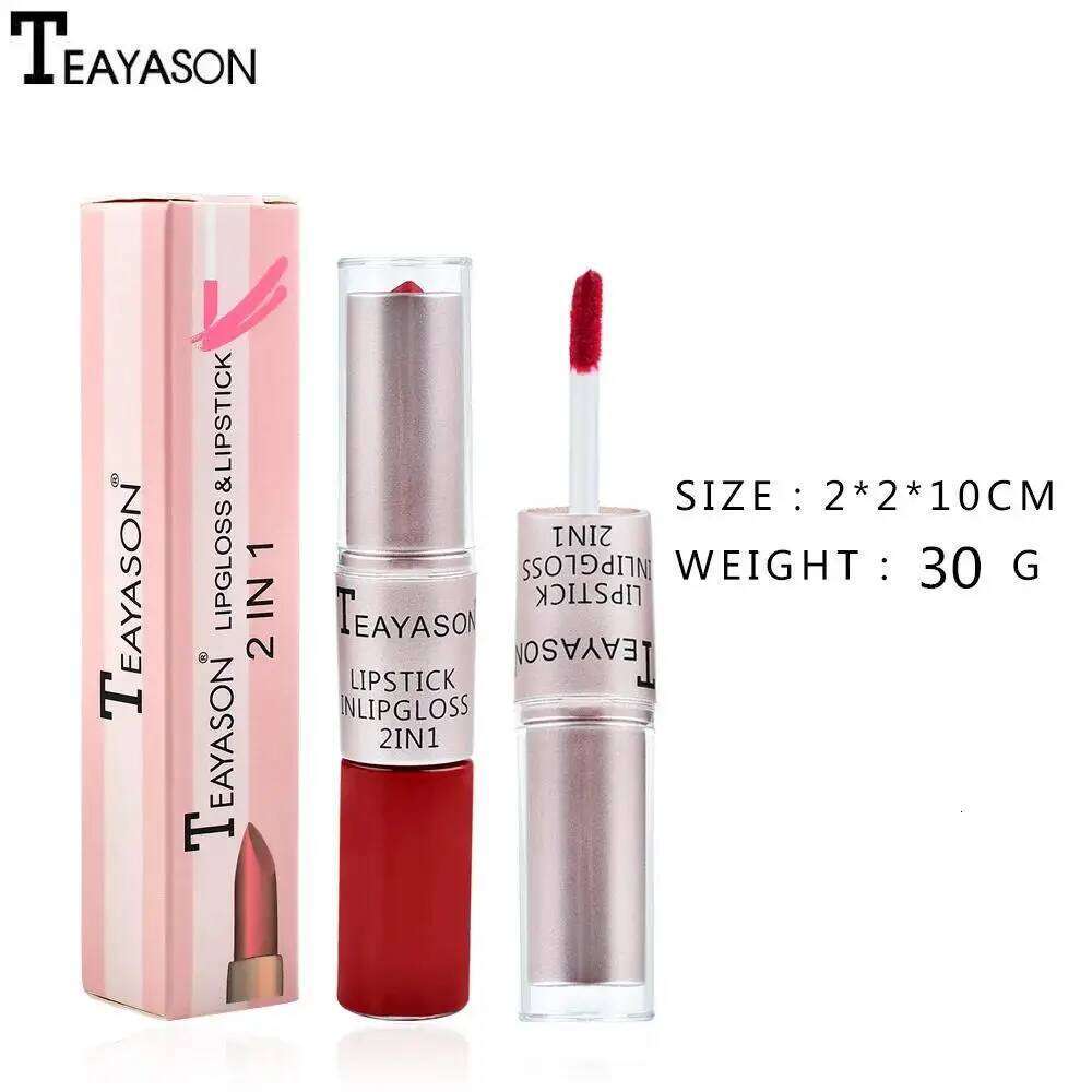 Matte Liquid Lipstick Waterproof Non Transfer Long Wear Pink Lip Gloss Tint Moisturizing Makeup for Women Ladies W260311