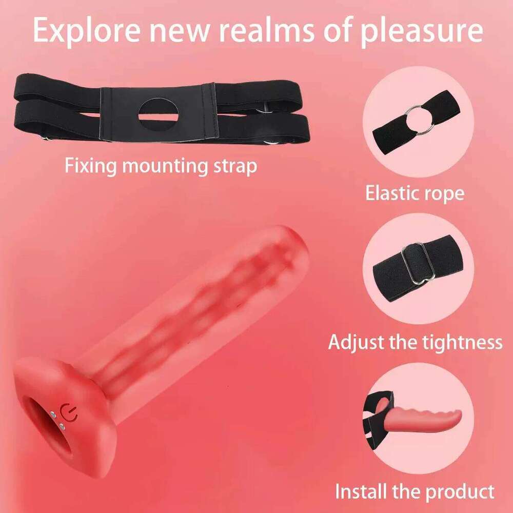 Tongue Dildo Vibrator For Women Powerful G-Spot Stimulator Wearable Strap On Harness Realistic Anal Dildos Sex Toys 18+ Z260311